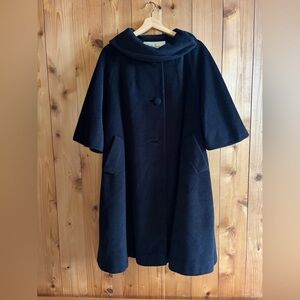 VTG BLIN & BLIN LILLI ANN SAN FRANCISCO SWING  COAT FABULOUS FRENCH WOOLEN